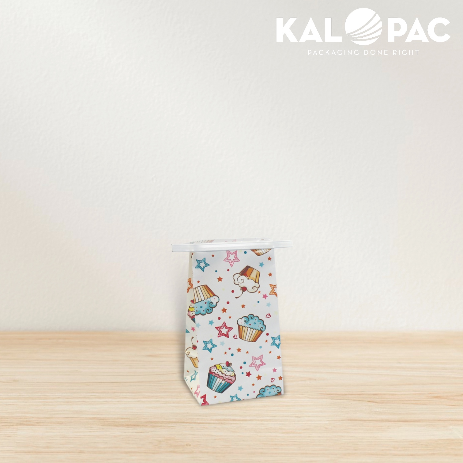 Cupcake Pattern Tin-Tie